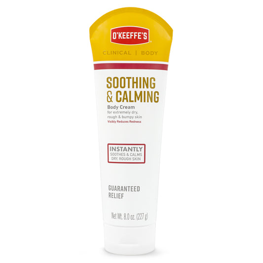 O'Keeffe's Clinical Body White Soothing & Calming Body Cream 8 oz. (Pack of 4)