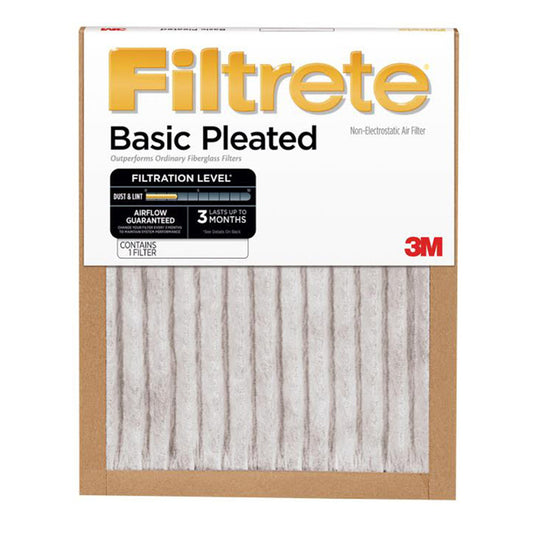 Filtrete 16 in. W X 25 in. H X 1 in. D Fiberglass 5 MERV Pleated Air Filter 1 pk (Pack of 6)