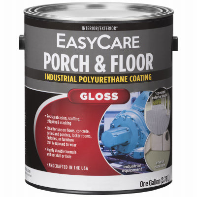 Premium Interior/Exterior Gloss Polyurethane Floor & Trim Enamel, Deep Base, 1-Gal. (Pack of 2)