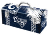 Sainty International Steel Los Angeles Rams Lockable Art Deco Tool Box 16.25 L x 7.1 W x 7.75 H in.