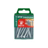 SPAX No. 14 x 2 in. L Phillips/Square Flat Head Zinc-Plated Steel Multi-Purpose Screw 10 each (Pack of 5)