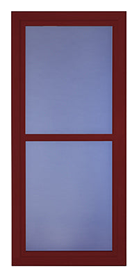 Easy Vent Selection Storm Door, Full-View Glass, Cranberry, 36 x 81-In.