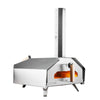 Ooni Pro 16 in. Charcoal/Wood Pellet Outdoor Pizza Oven Silver