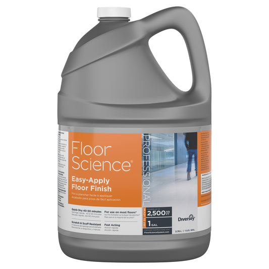 Floor Science Clear Floor Finish Liquid 1 gal. (Pack of 4)