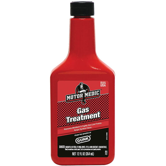 Gunk Gasoline Fuel Supplement 12 oz. (Pack of 12)