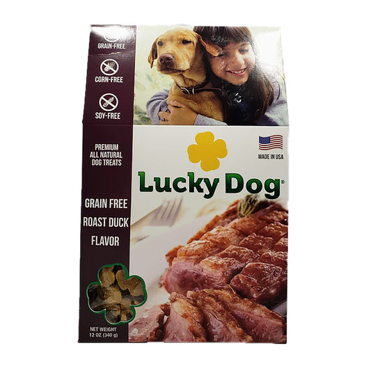 Lucky Dog Roast Duck Grain Free Treats For Dogs 12 oz 6 in. 1 pk