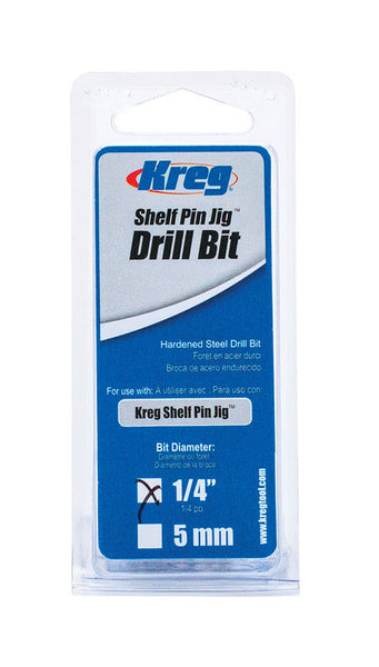 Punta de pasador para estante KREG de 1/4"