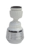 BrassCraft Chrome 55/64 in. - 27 Female  x 15/16 in. - 27 Male and  Dual Double Swivel Spray Faucet Aerator