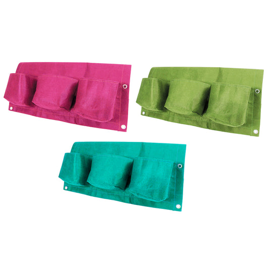 Bloem BagZ Assorted Colors Fabric Planter Bag (Pack of 12)