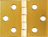 National Hardware 1-1/2 in. W X 2 in. L Brass Desk Hinge 1 pk