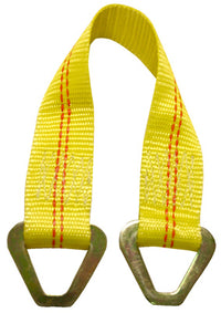 Axle Strap With Flat D-Rings, 2 x 24-In. (Pack of 4)