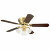 Westinghouse Contempra Trio 42 in. Satin Brass Brown LED Indoor Ceiling Fan