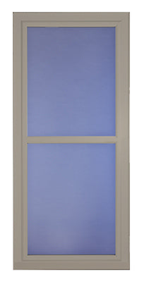 Easy Vent Selection Storm Door, Full-View Glass, Sandstone, 36 x 81-In.