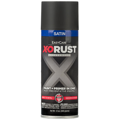 Pintura y base de esmalte antioxidante, acabado bronce satinado Destination, aerosol de 12 oz