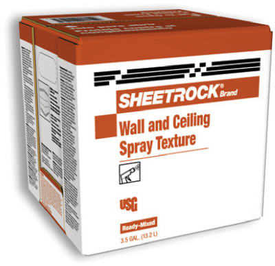 Sheetrock 3.5 Gallon Carton Spray Texture Wall & Ceiling