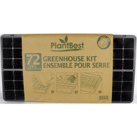 PlantBest 72 Cells 2 in. H X 11.5 in. W X 21.5 in. L Seed Starting Tray 1 pk