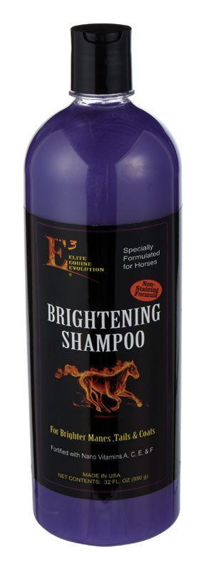 E3  Liquid  Brightening Shampoo  For Horse 32 oz.