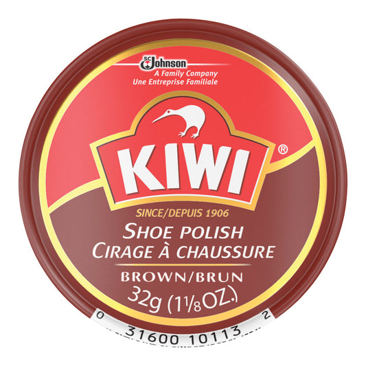 Kiwi Brown Shoe Polish 1-1/8 oz