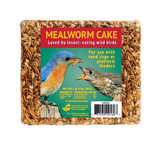 Red River  Bluebird  Wild Bird Seed Cake  Mealworm  20 oz.