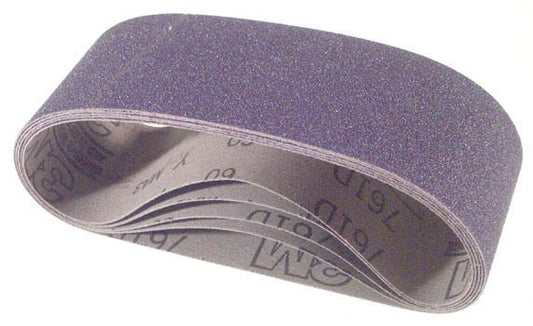 3M 81404 3" X 21" P150Y Grade Purple Regalite™ Resin Bond Cloth Belts (Pack of 5)