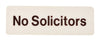 Hy-Ko English No Solicitors Sign Plastic 3 in. H x 9 in. W (Pack of 5)