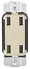 Leviton Light Almond Plastic Outlet/USB Wall Plate Charger 1 pk