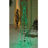 Celebrations LED Green 62 in.   Yard Decor Hoop Tree