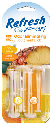 Handstands 09581 Pina Colada Mango Refresh Your Car Vent Stick (Pack of 6)
