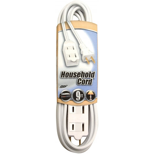 Southwire Indoor 9 ft. L White Extension Cord 16/2 SPT-2