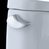 TOTO® WASHLET+® Carlyle® II One-Piece Elongated 1.28 GPF Toilet and WASHLET+® C2 Bidet Seat, Cotton White - MW6143074CEFG#01