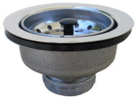 Kitchen Sink Strainer, Stainless Steel, Chrome Plated Finish