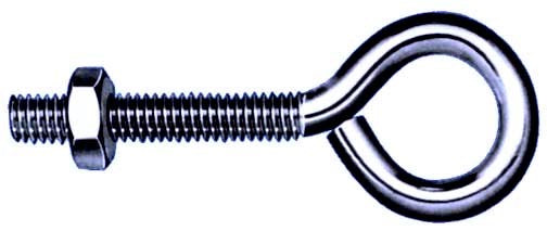 Hindley 40706 3/16 X 2 Zinc Plated Eye Bolt With Nut (Pack of 20)
