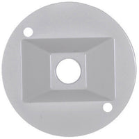 Weatherproof Round Lampholder Cover, White