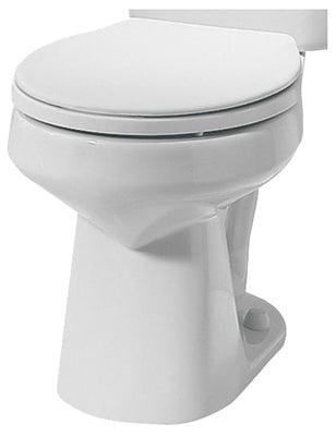Round-Front Toilet Bowl, White