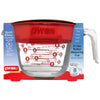 Pyrex 8 cups Glass/Plastic Clear/Red Measuring Cup (Pack of 2)