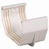 Amerimax 5 in. H x 3 in. W x 3.3 in. L White Vinyl Gutter Connector