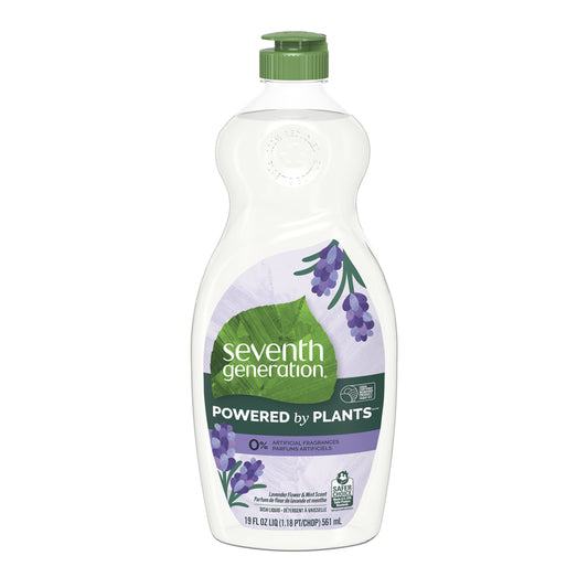 Seventh Generation Lavender and Mint Scent Dish Soap 19 oz (Pack of 6)