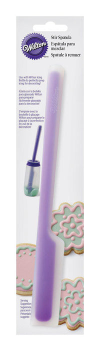 Wilton 2-11/16 in. W x 5-1/2 in. L Purple Silicone Stir Spatula (Pack of 3)