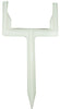 Simon Farms Goalpost 4 in. H x 4 in. W White Polyethylene Exterior Hook Bracket (Pack of 10)