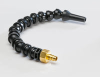 Rv Exterior Spout 14" Flexible Spout, Black, For Quick Disconnect Valve - Carded
