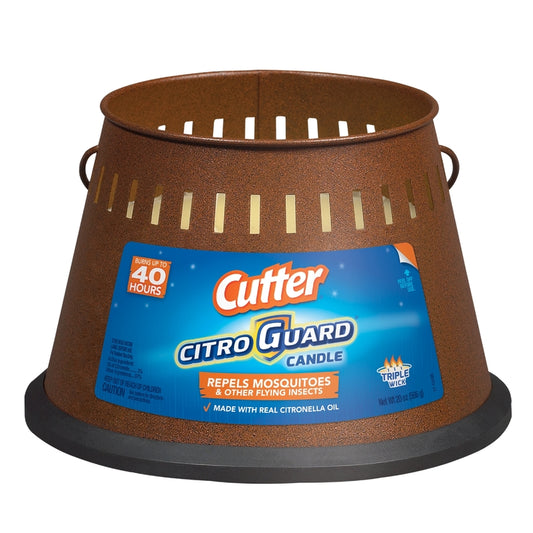 Cutter Citro Guard Citronella Candle For Mosquitoes/Other Flying Insects 20 oz