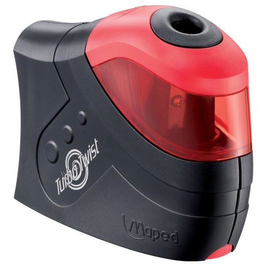Maped Black Battery Operated Pencil Sharpener