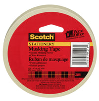 3M 3436 3/4" X 180' Tan Scotch® Home & Office Masking Tape                                                                                            