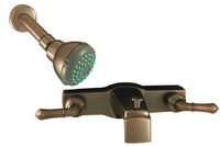 Tub-Shower Valve 8� Non-Metallic/Diverter W/Teapot Handles Oil Rub Bronze
