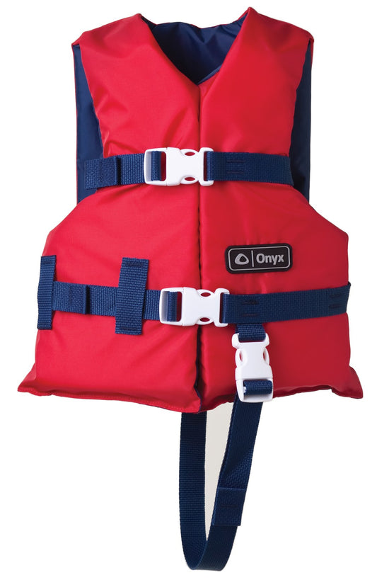 Onyx 10300010000112 30 To 50 Lb Children's Red Life Vest
