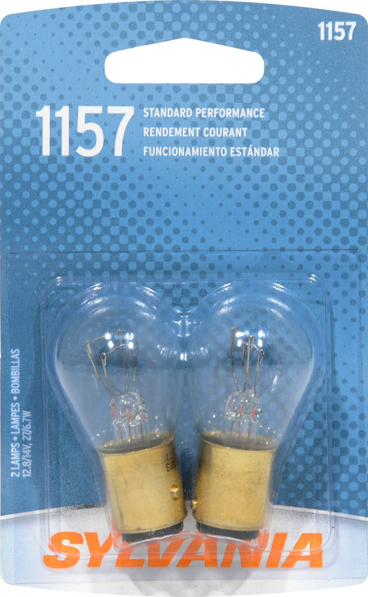Sylvania SYL1157.BP2 Clear Double Filament Bayonet Mini Incandescent Bulb 2 Ct