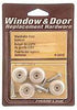 Prime-Line White Rubber Bumper 4 pk