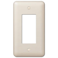 Amerelle Devon Almond 1 gang Stamped Steel Rocker Wall Plate 1 pk