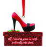 Hallmark  Multicolored  High Heel  Ornament