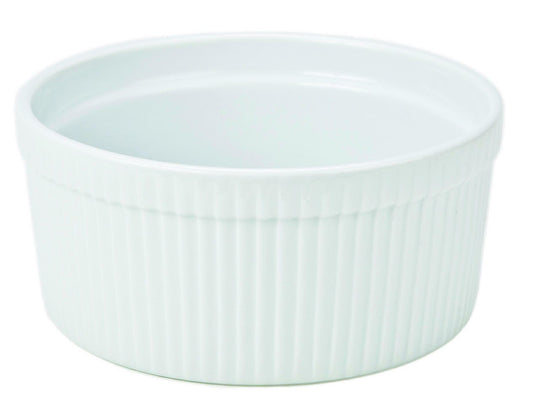 Bia Cordon Bleu Inc 900016 1 Quart White Porcelain Souffle Bowl                                                                                       